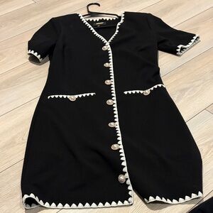 Alexia Admor Black and White Dress